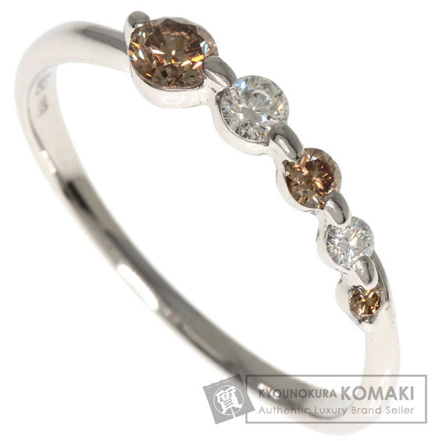 K18WG H&C ダイヤモンド リング 0.26ct D0.31ct 新入荷 出品1週目  