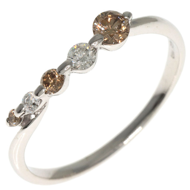 0.31ct ダイヤモンド リング・指輪 K18ホワイトゴールド 1.5g レディース
