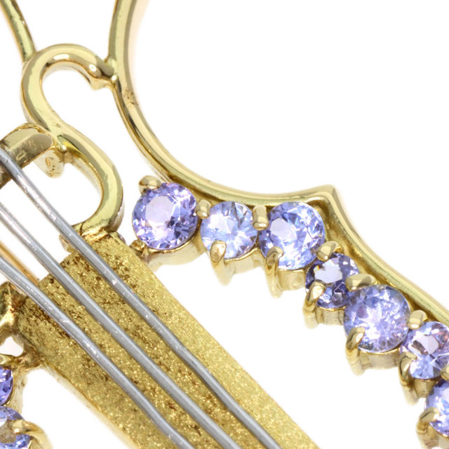 【美品】タンザナイト　ダイヤモンド　ペントップ　1.00/0.04ct　プラチナ 美品】タンザナイト ダイヤモンド ペントップ 1.00/0.04ct プラチナ