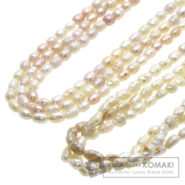 セレクトジュエリー ネックレス 淡水パール 真珠 2本セット