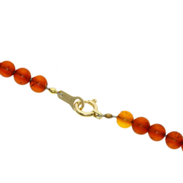 セレクトジュエリー ネックレス コハク 琥珀 フクロウ