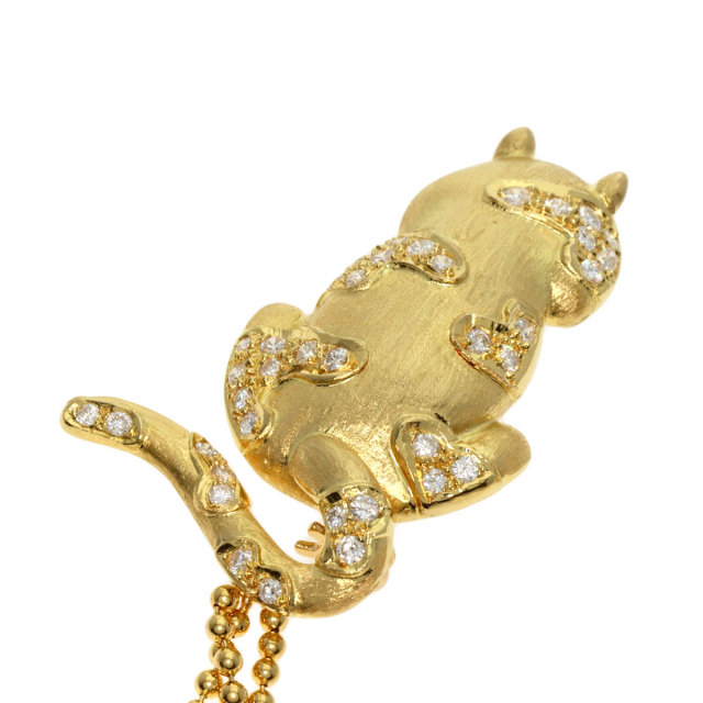 セレクトジュエリー ブローチ ネコ ネズミモチーフ ダイヤモンド