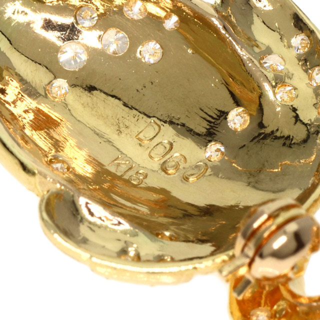 セレクトジュエリー ブローチ ネコ ネズミモチーフ ダイヤモンド