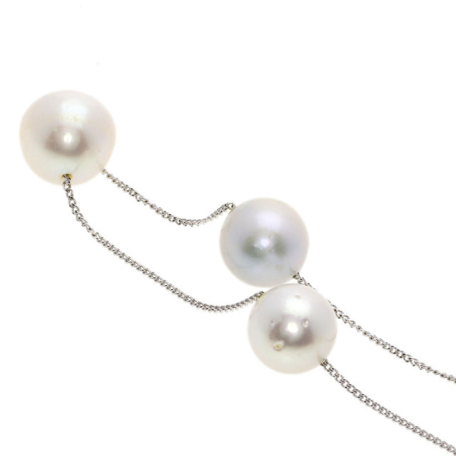 セレクトジュエリー ネックレス パール 真珠 ルビー ロング
