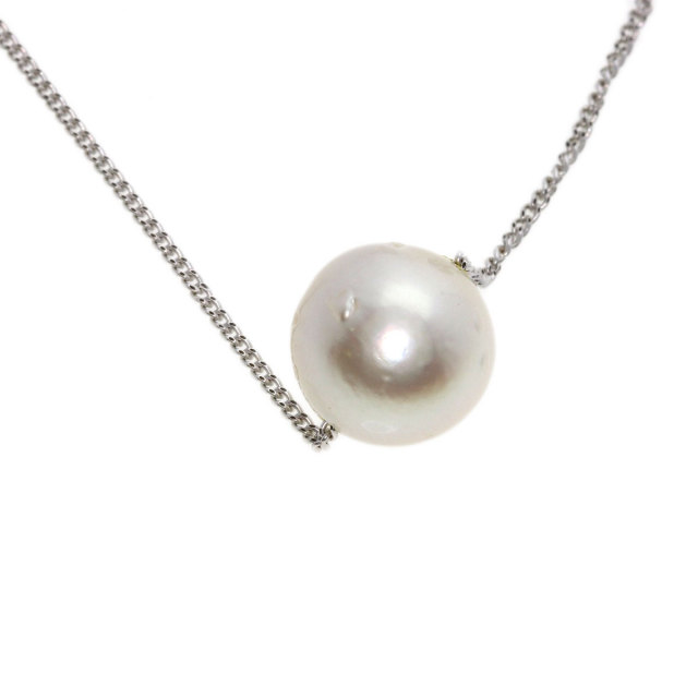 セレクトジュエリー ネックレス パール 真珠 ルビー ロング
