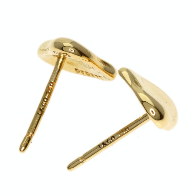 TIFFANY&Co. ティファニー フルハート ピアス K18イエローゴールド 
