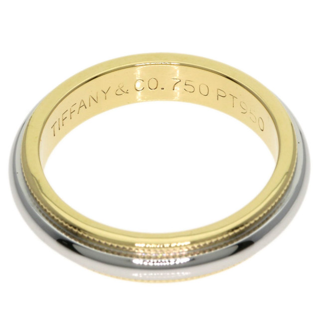 TIFFANY&Co. ティファニー ミルグレイン リング・指輪 K18イエロー 