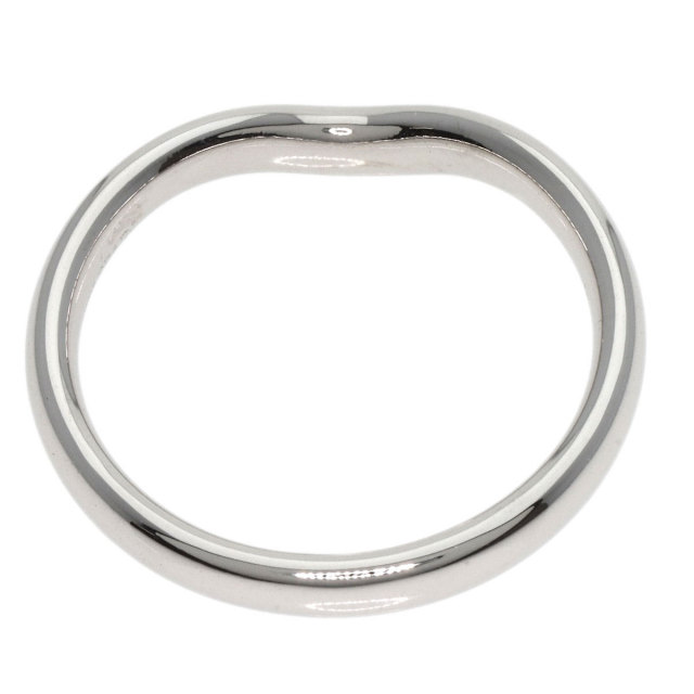 TIFFANY&Co. ティファニー カーブド バンド リング・指輪 プラチナ 