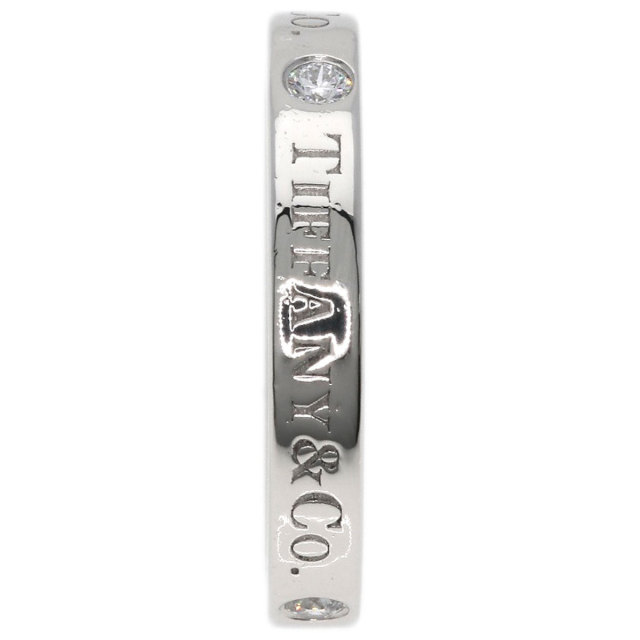 TIFFANY&Co. ティファニー フラットバンド 3P ダイヤモンド リング 