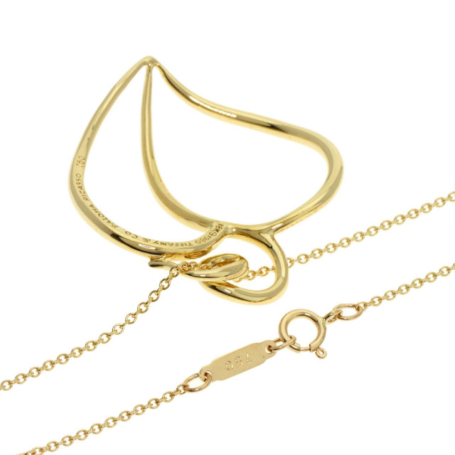 TIFFANY&Co. ティファニー アップル ハートリーフ ネックレス K18 