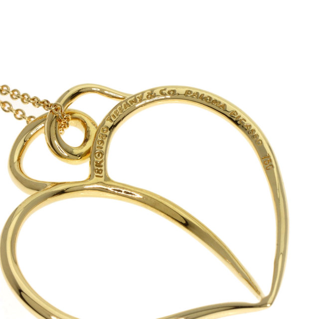 TIFFANY&Co. ティファニー アップル ハートリーフ ネックレス K18 