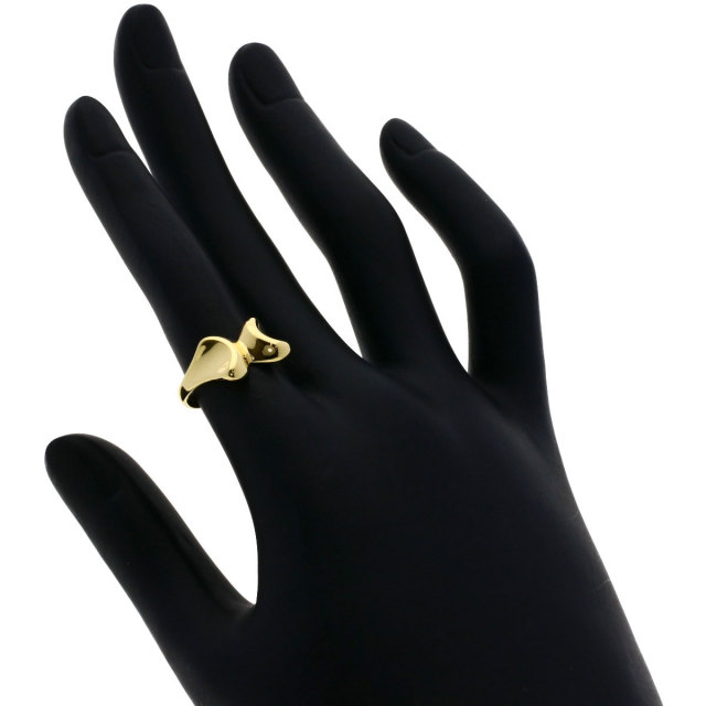 TIFFANY&Co. ティファニー バタフライ リング・指輪 K18イエロー 