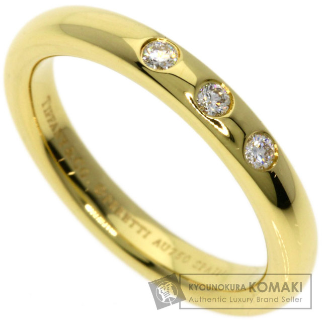 TIFFANY&Co. ティファニー スタッキングバンド 3P ダイヤモンド リング 
