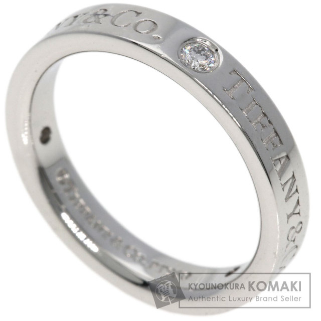 TIFFANY&Co. ティファニー フラットバンド 3P ダイヤモンド リング  