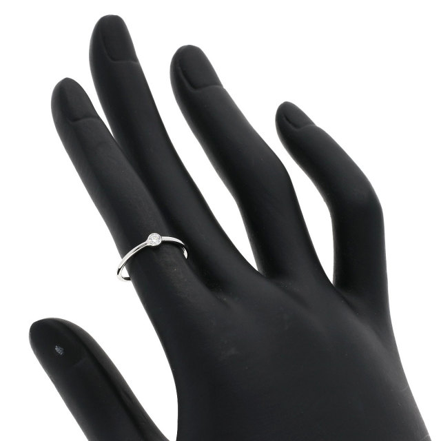TIFFANY&Co. ティファニー ウェーブ 1P ダイヤモンド リング