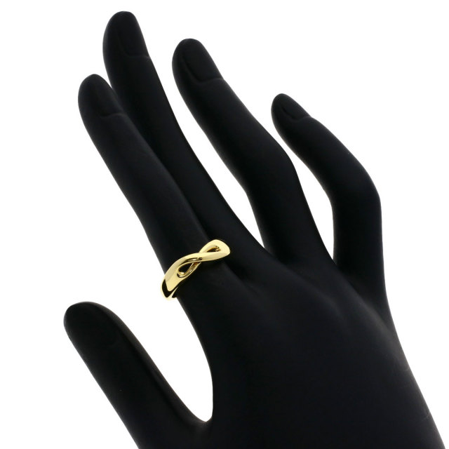 TIFFANY&Co. ティファニー インフィニティ リング・指輪 K18イエロー  