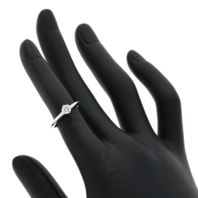 TIFFANY&Co. ティファニー ソリティア ダイヤモンド ナイフエッジ