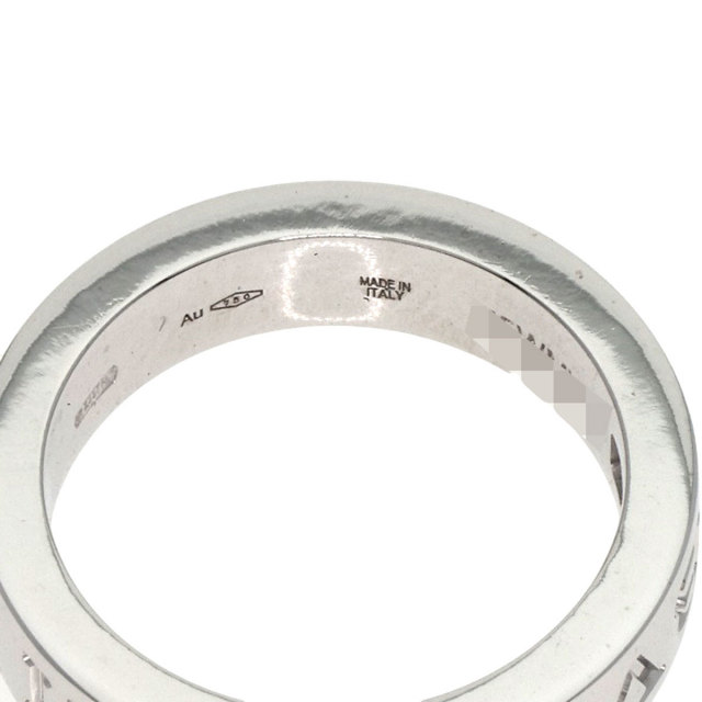 BVLGARI　ブルガリ　ダブルロゴリング　ダイヤモンド BVLGARI ブルガリ ダブルロゴ 1P ダイヤモンド リング・指輪 K18