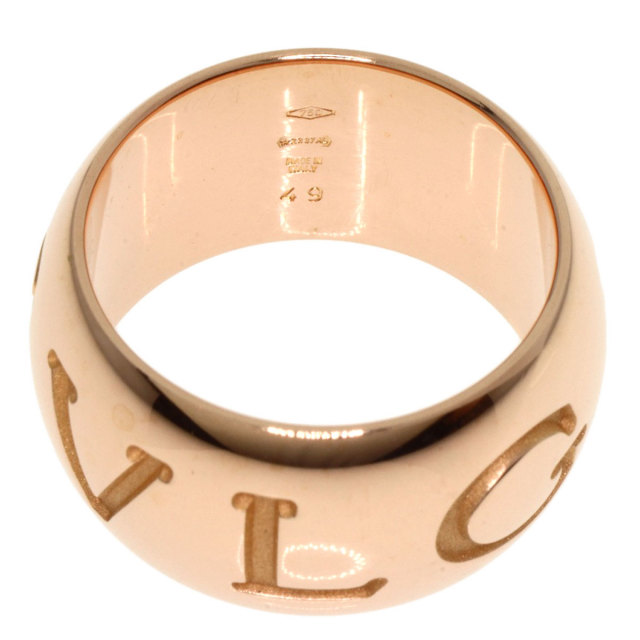 BVLGARI ブルガリ モノロゴリング #49 リング・指輪 K18ピンクゴールド 