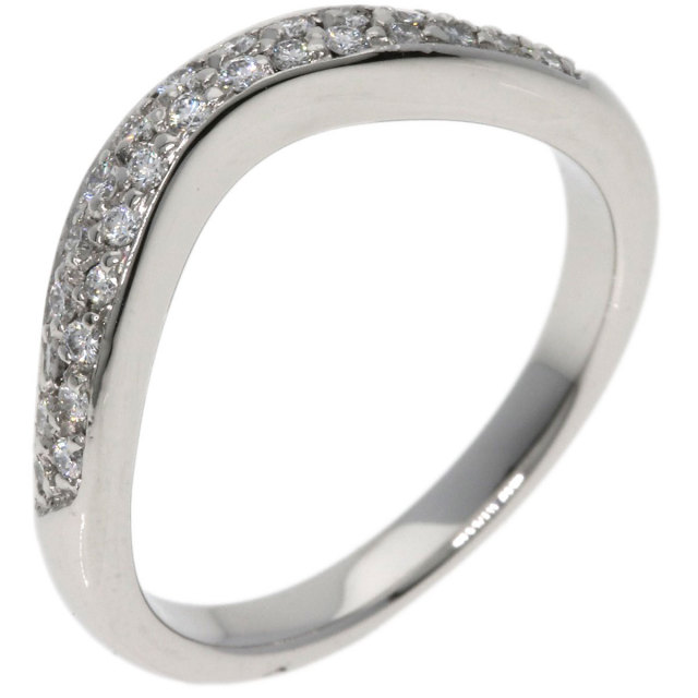 ブルガリ フェディ ダイヤモンド リング 指輪 7ポイント 10号 Pt950  