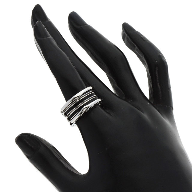 BVLGARI ブルガリ B-zero1 ビーゼロワン 4バンド エナメル #52 リング 