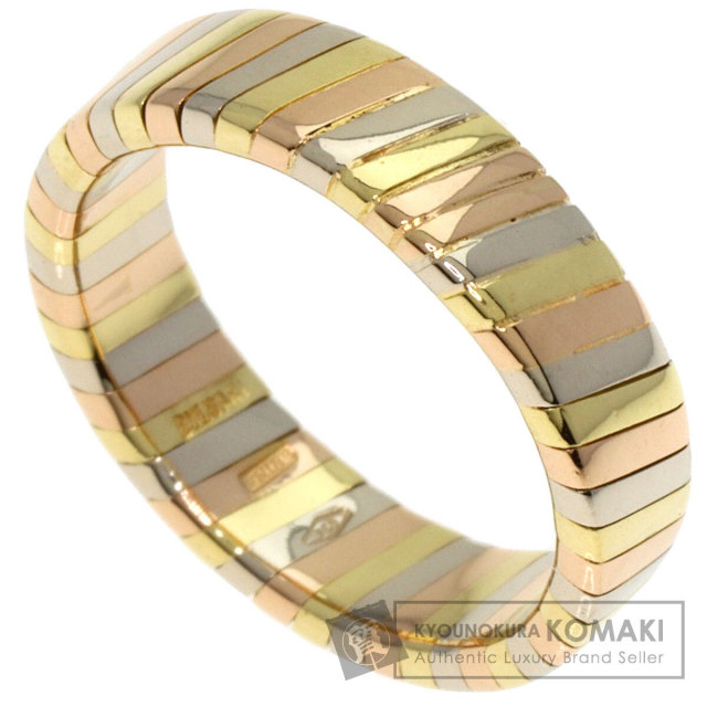 BVLGARI ブルガリ トゥボガス リング・指輪 K18ホワイトゴールド/K18YG  