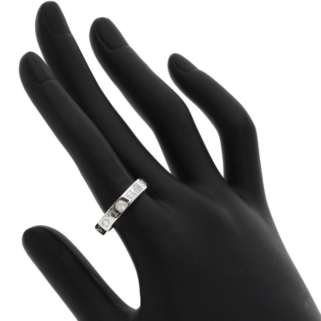 BVLGARI ブルガリ ダブルロゴ 1P ダイヤモンド リング・指輪 K18 