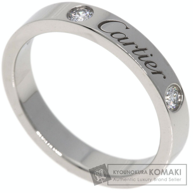 CARTIER カルティエ エングレーブド 2P ダイヤモンド #49 リング・指輪 