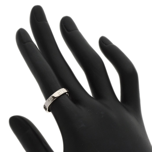 CARTIER カルティエ ミニ ラブリング #50 リング・指輪 K18ホワイト  