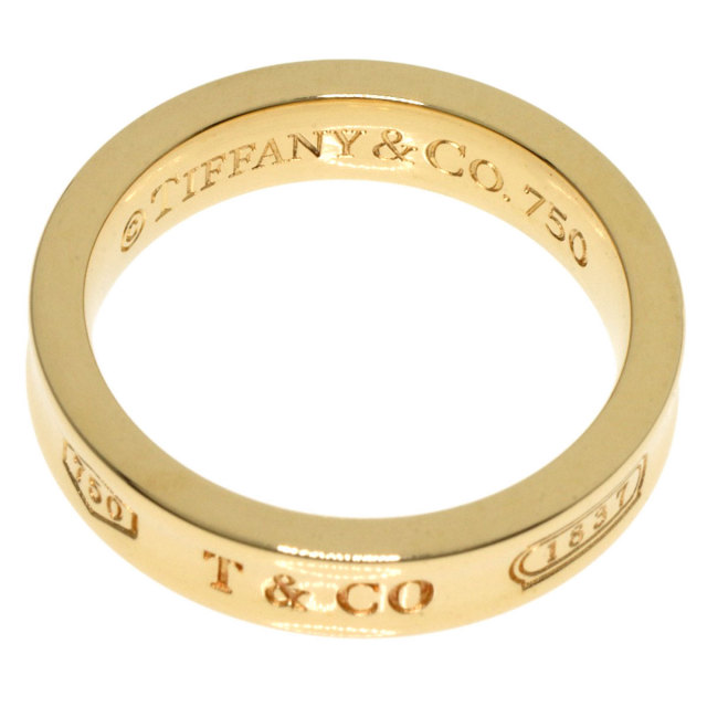 TIFFANY&Co. ティファニー 1837 ナロー リング・指輪 K18イエロー 