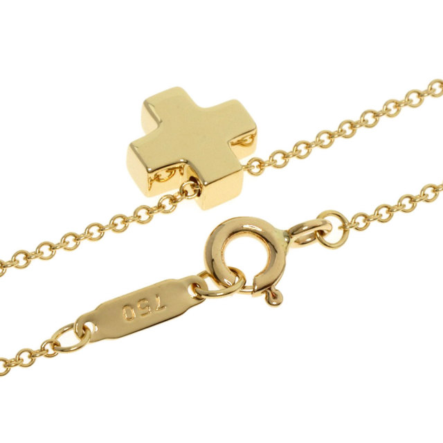 TIFFANY&Co. ティファニー ローマンクロス ネックレス K18イエロー 