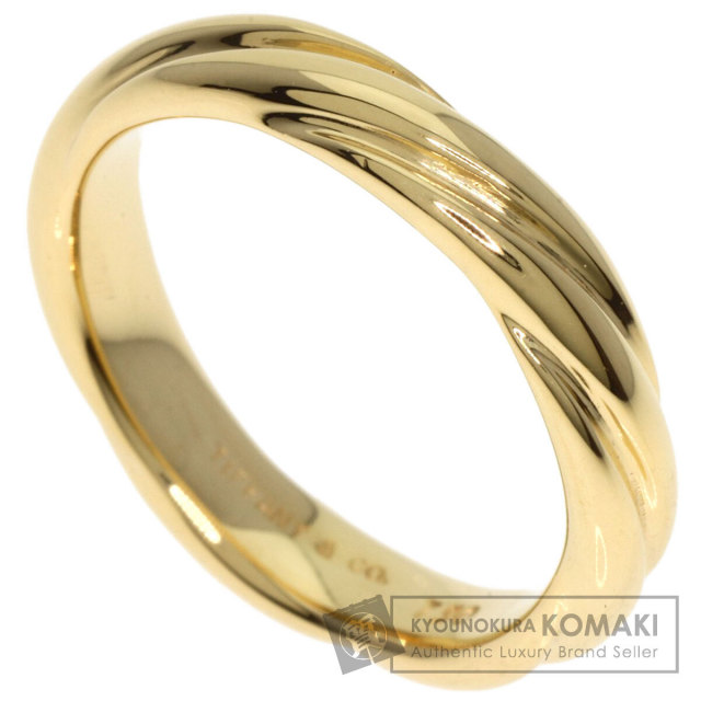 TIFFANY&Co. ティファニー ツイスト リング・指輪 K18イエローゴールド  