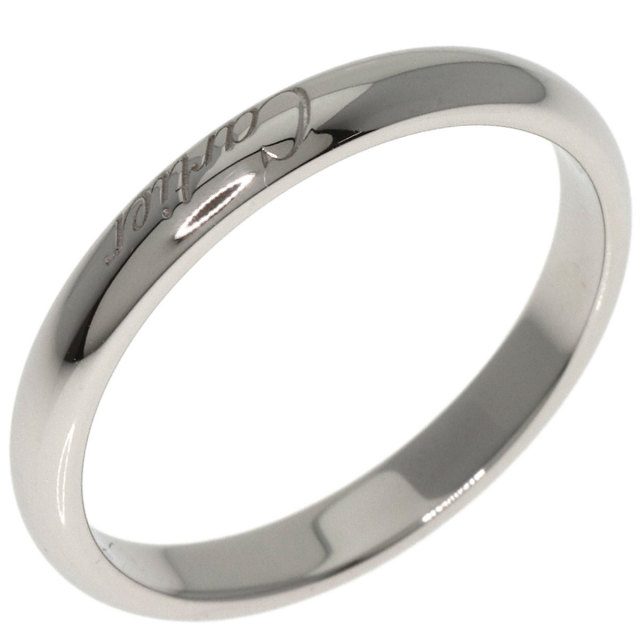 CARTIER カルティエ ロゴ ウェディング バンド #56 リング・指輪 