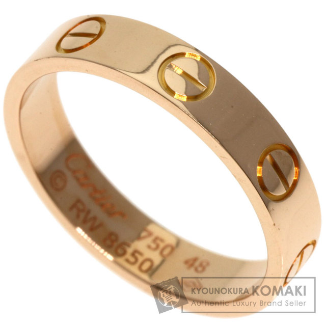 CARTIER カルティエ ミニラブリング #48 リング・指輪 K18ピンク 