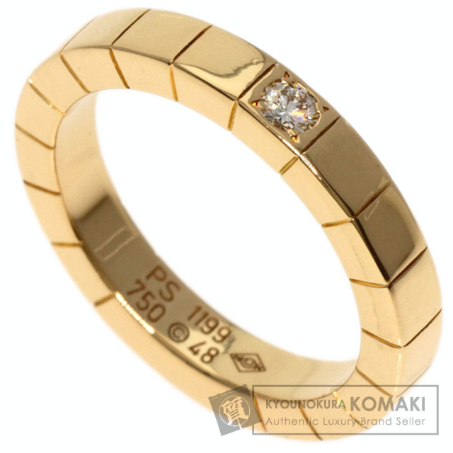CARTIER カルティエ ラニエール 1P ダイヤモンド #48 リング・指輪 K18  