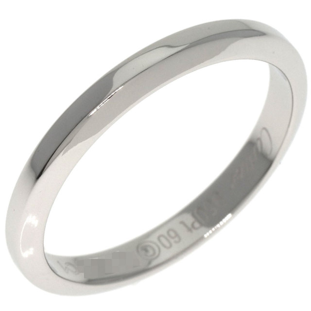 CARTIER カルティエ ウェディング バンド #60 リング・指輪 プラチナ  