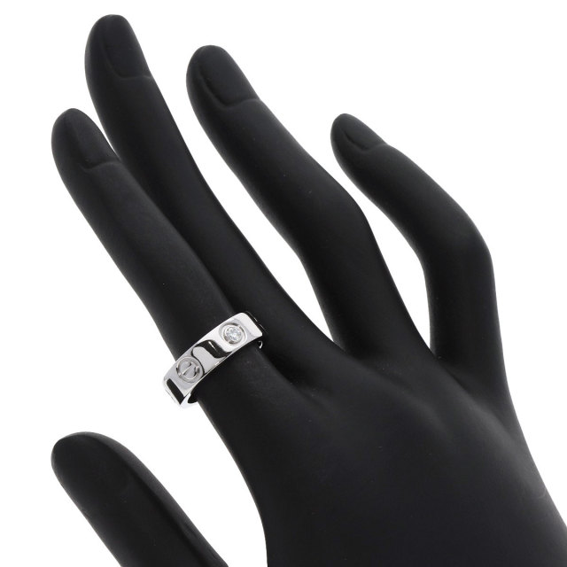 CARTIER カルティエ ラブリング 1Pダイヤモンド #49 リング・指輪 