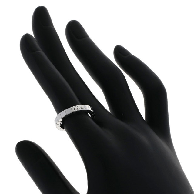 カルティエリング CARTIER カルティエ ラニエール #49 リング・指輪 K18ホワイト