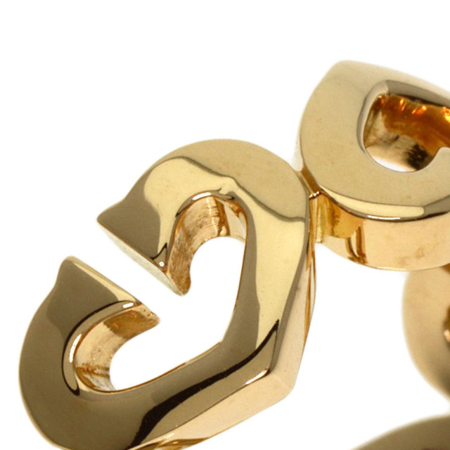 CARTIER カルティエ Cハート #49 リング・指輪 K18イエローゴールド  