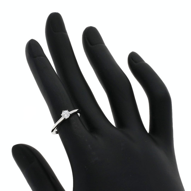 TIFFANY&Co. ティファニー ソリティア ダイヤモンド ナイフエッジ  