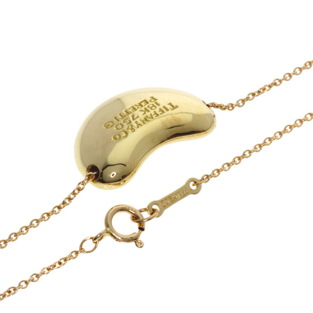 TIFFANY&Co. ティファニー ビーン ネックレス K18イエローゴールド 