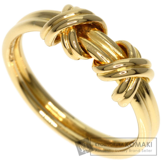 TIFFANY&Co.】ティファニー カーブド バンド 2mmモデル K18イエロー  
