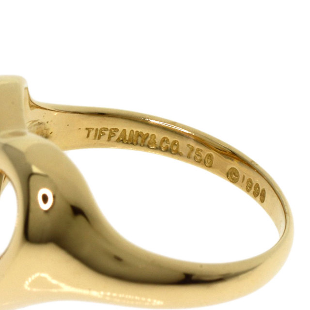 TIFFANY&Co. ティファニー リボンハート リング・指輪 K18