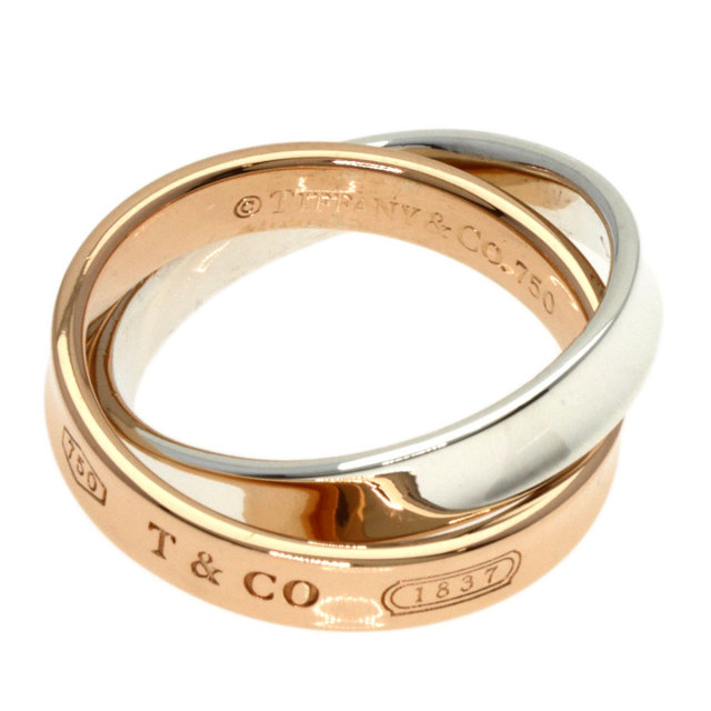 TIFFANY&Co. ティファニー 1837 インターロッキング リング・指輪 K18 