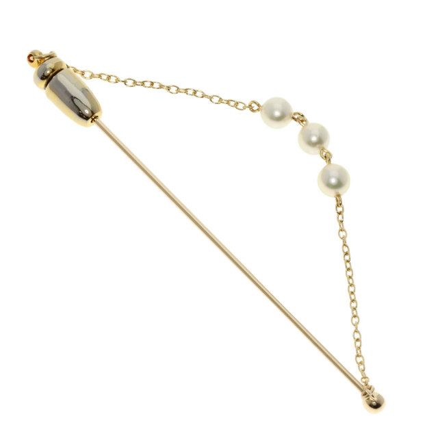 MIKIMOTO/ミキモト】K145連パールピンブローチ4.7g