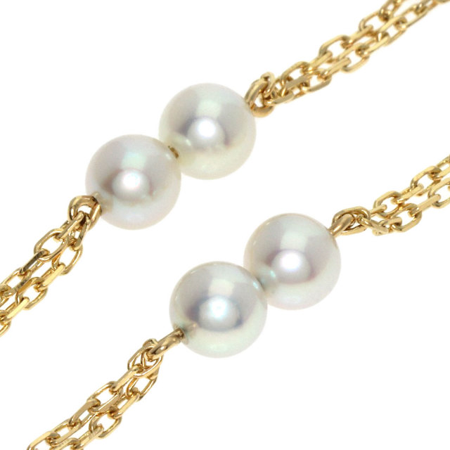 MIKIMOTO パールブレスレット ゴールド MIKIMOTO ミキモト ブレスレット 18金 K18イエローゴールド