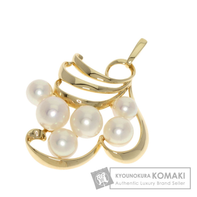 MIKIMOTO ミキモト パール 真珠 TOP ペンダントトップ K14