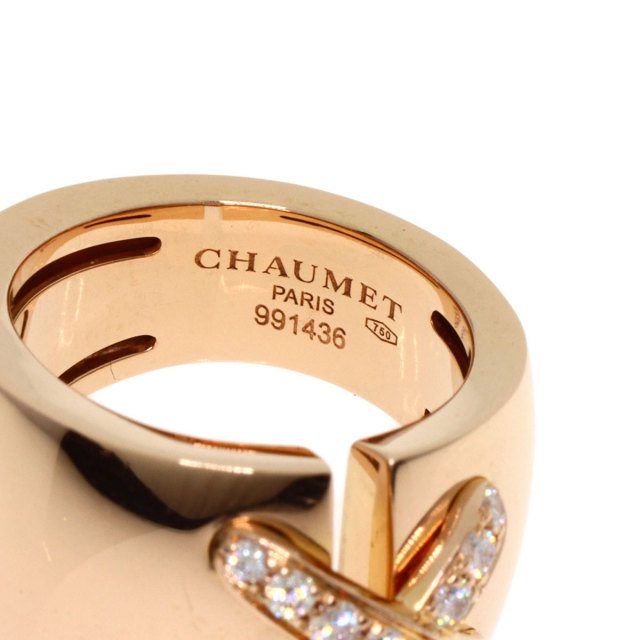 ショーメ リアン エヴィダンス ダイヤ リング 指輪 K18PG ピンク  