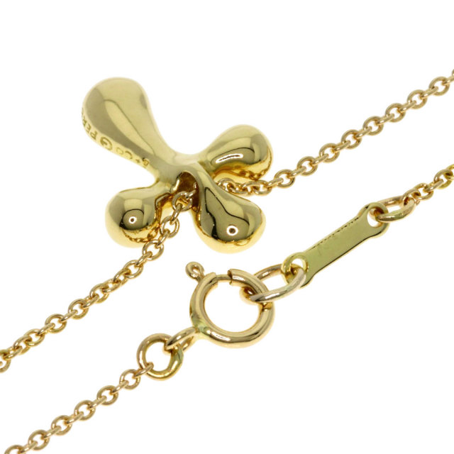 TIFFANY&Co. ティファニー スモールクロス ネックレス K18イエロー 