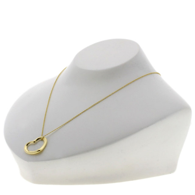 TIFFANY&Co. ティファニー オープンハート ネックレス K18イエロー  